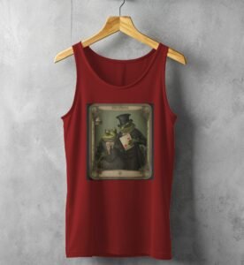 sweet amphibian love tarot card reading elegant tank top design, variation 3