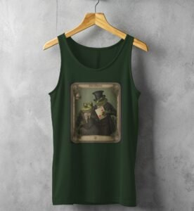 sweet amphibian love tarot card reading elegant tank top design, variation 5