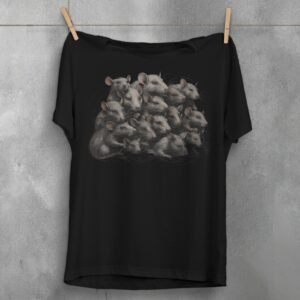 gathering rats king rat lover cute t-shirt design, variation 1