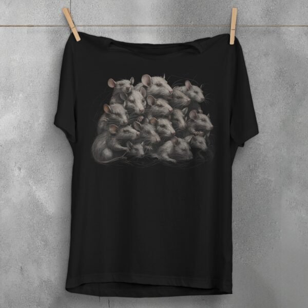 gathering rats king rat lover cute t-shirt design, variation 1