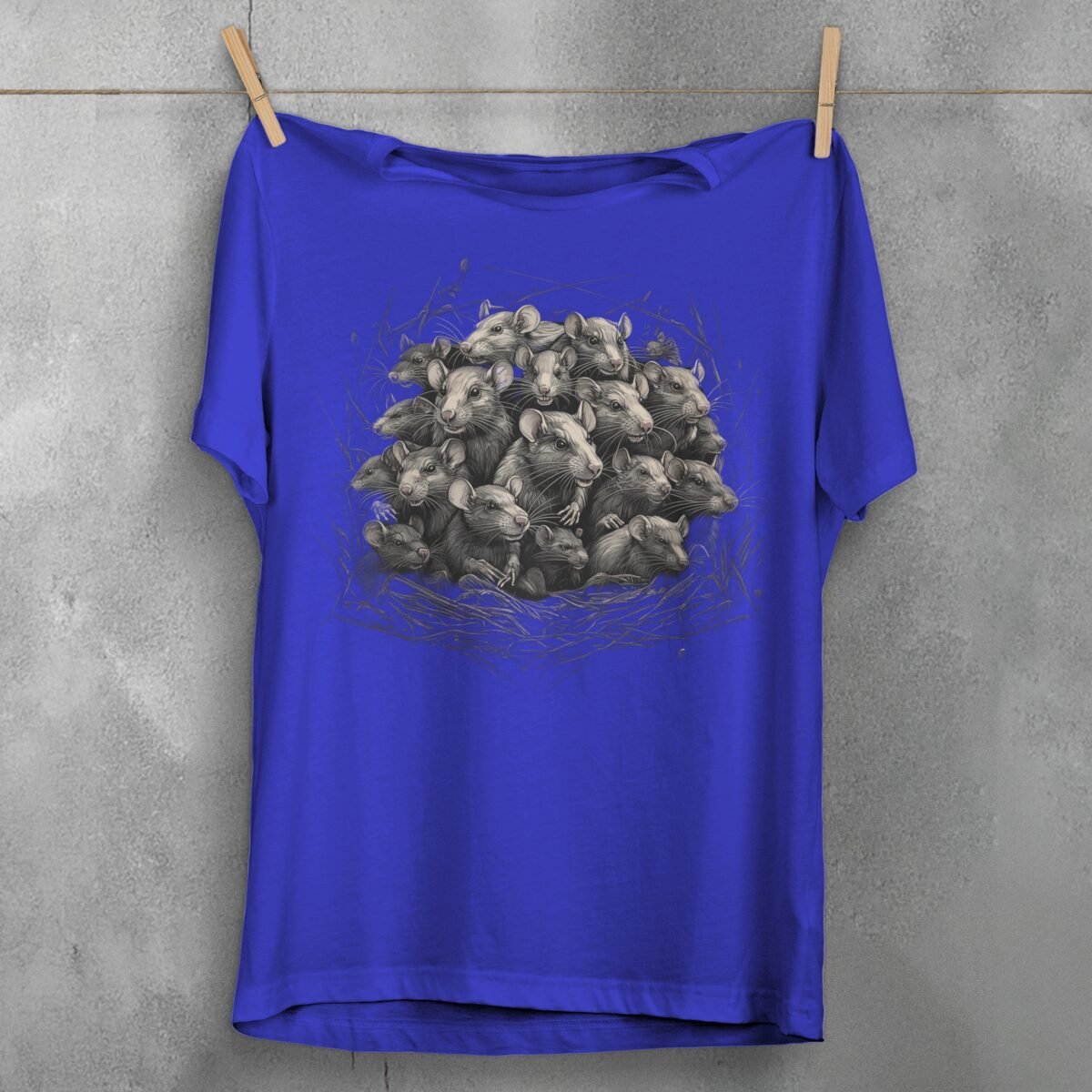 charming circle rats king unique gift someone funny t-shirt design, variation 3