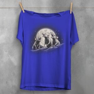 rat moon song nocturnal serenade soul t-shirt design, variation 3