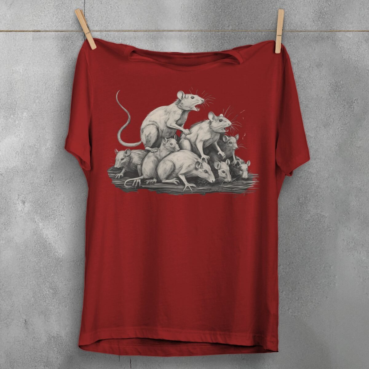 gathering souls rat kindred spirit t-shirt design, variation 4