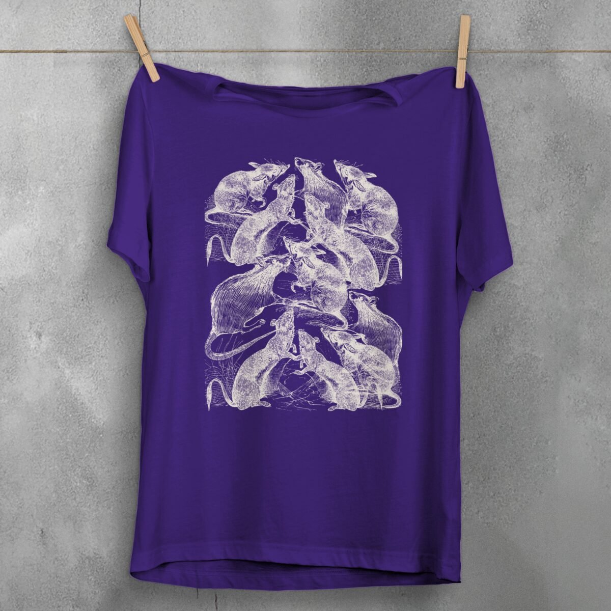 conspiracy rats king dark secrets exposed cute t-shirt design, variation 4