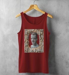 viking soul woods emerging fantasy art tank top design, variation 3