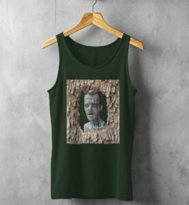 viking soul woods emerging fantasy art tank top design, variation 5