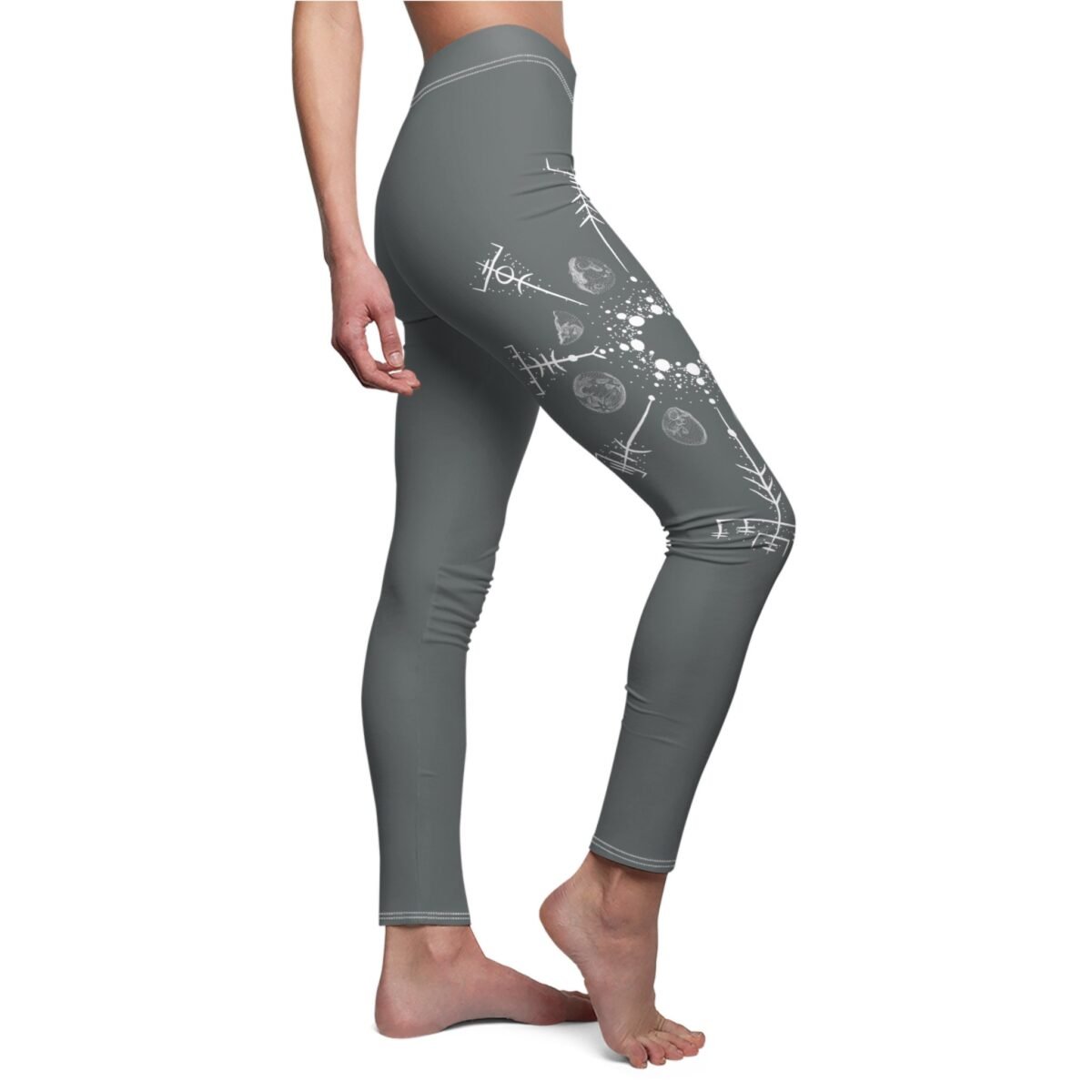 Vikings Vegvisir sign celestial leggings - 2