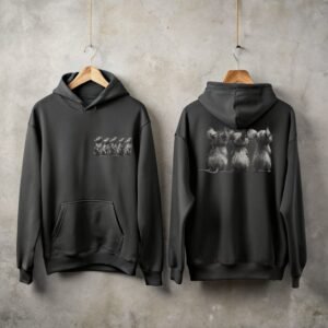Whispers of Curiosity The Cute Rats Rodent Brotherhood Dark Hoodie - 1