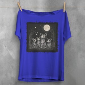 whispers moon rats night gathering t-shirt design, variation 3
