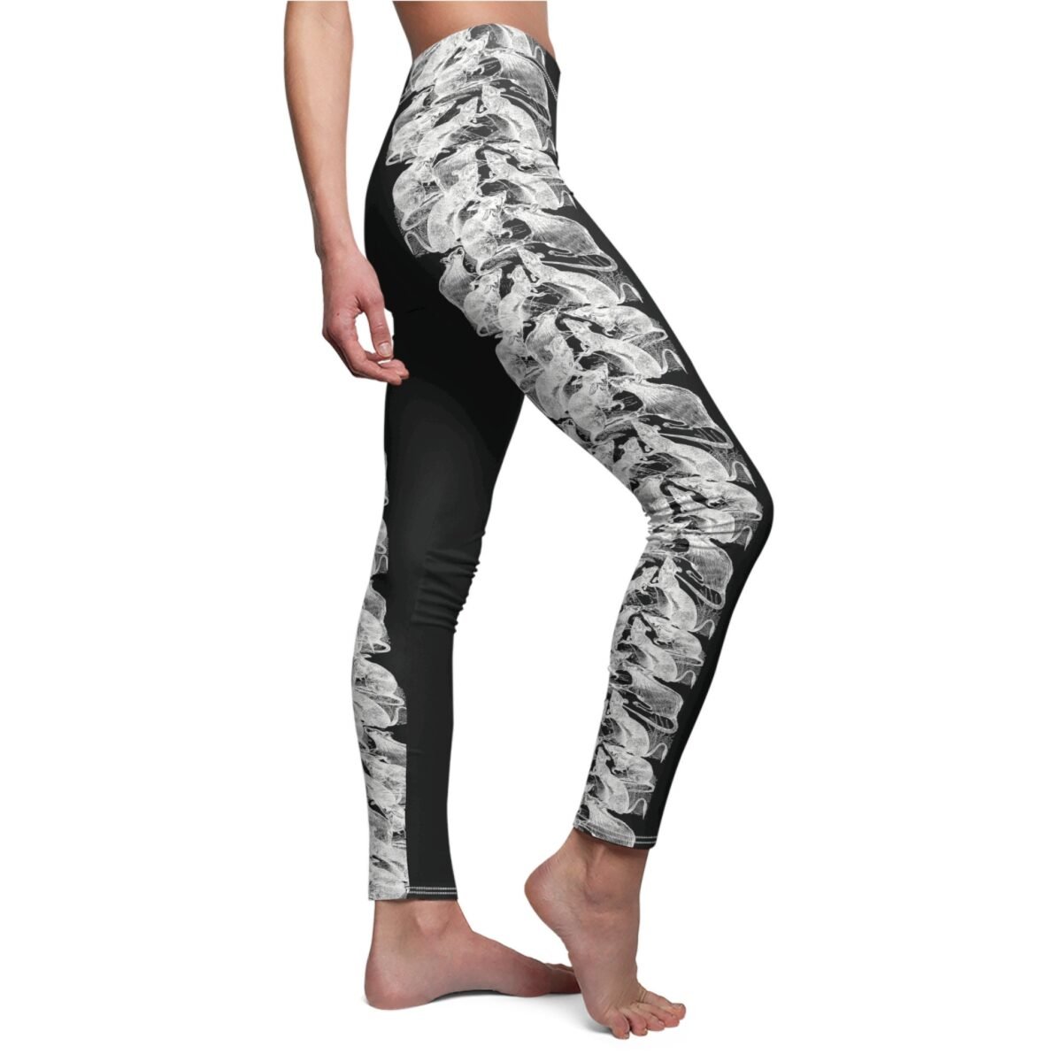 Whispers of night Gather Around Creepy Cute Rats King Leggings - 4