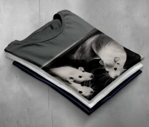 whispers shadow council rat kind t-shirt design, variation 7