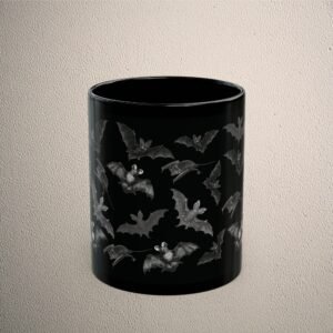 Winged Bats whispers of the night a dark fantasy mug - 2