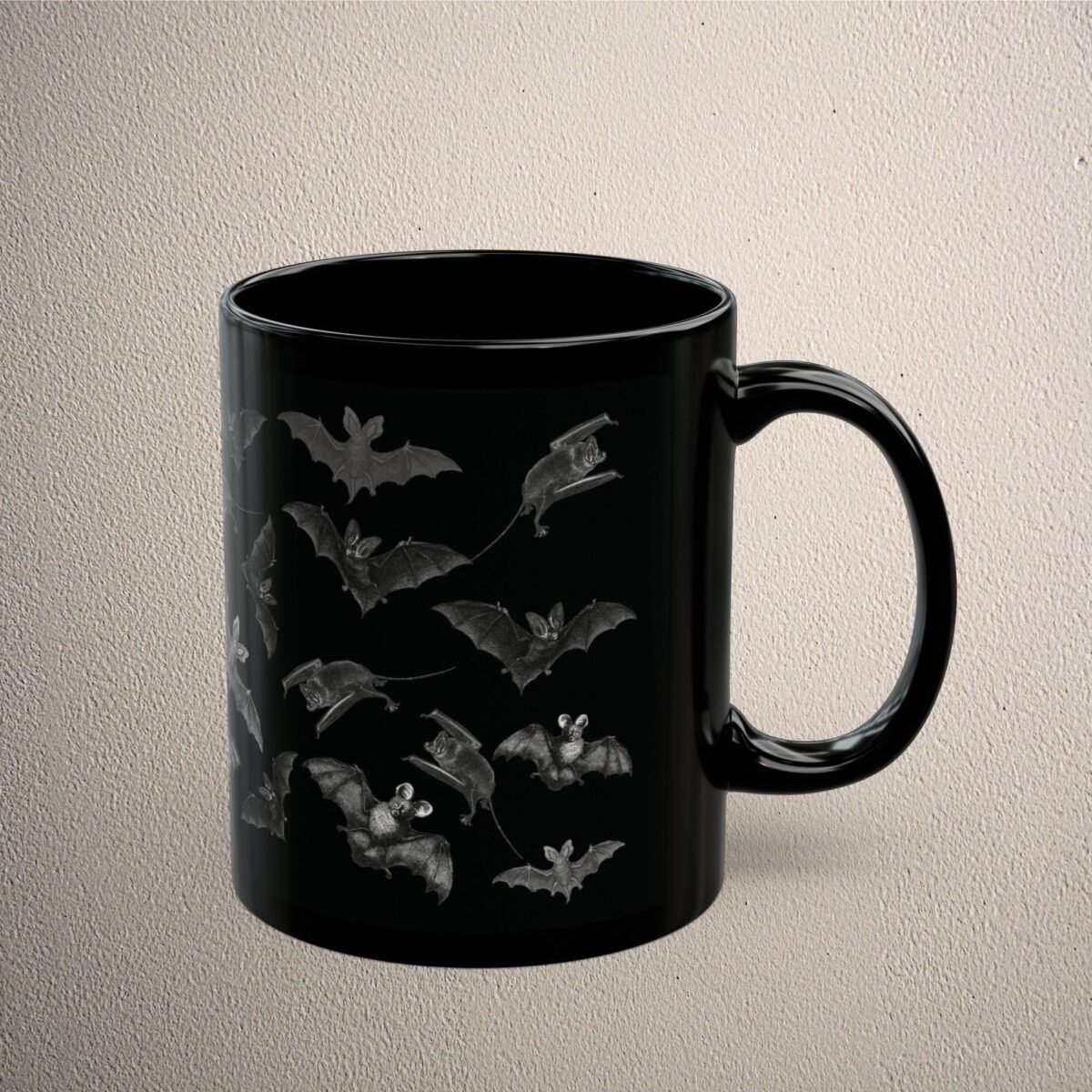 Winged Bats whispers of the night a dark fantasy mug - 3