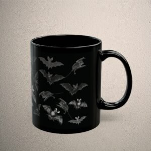 Winged Bats whispers of the night a dark fantasy mug - 3