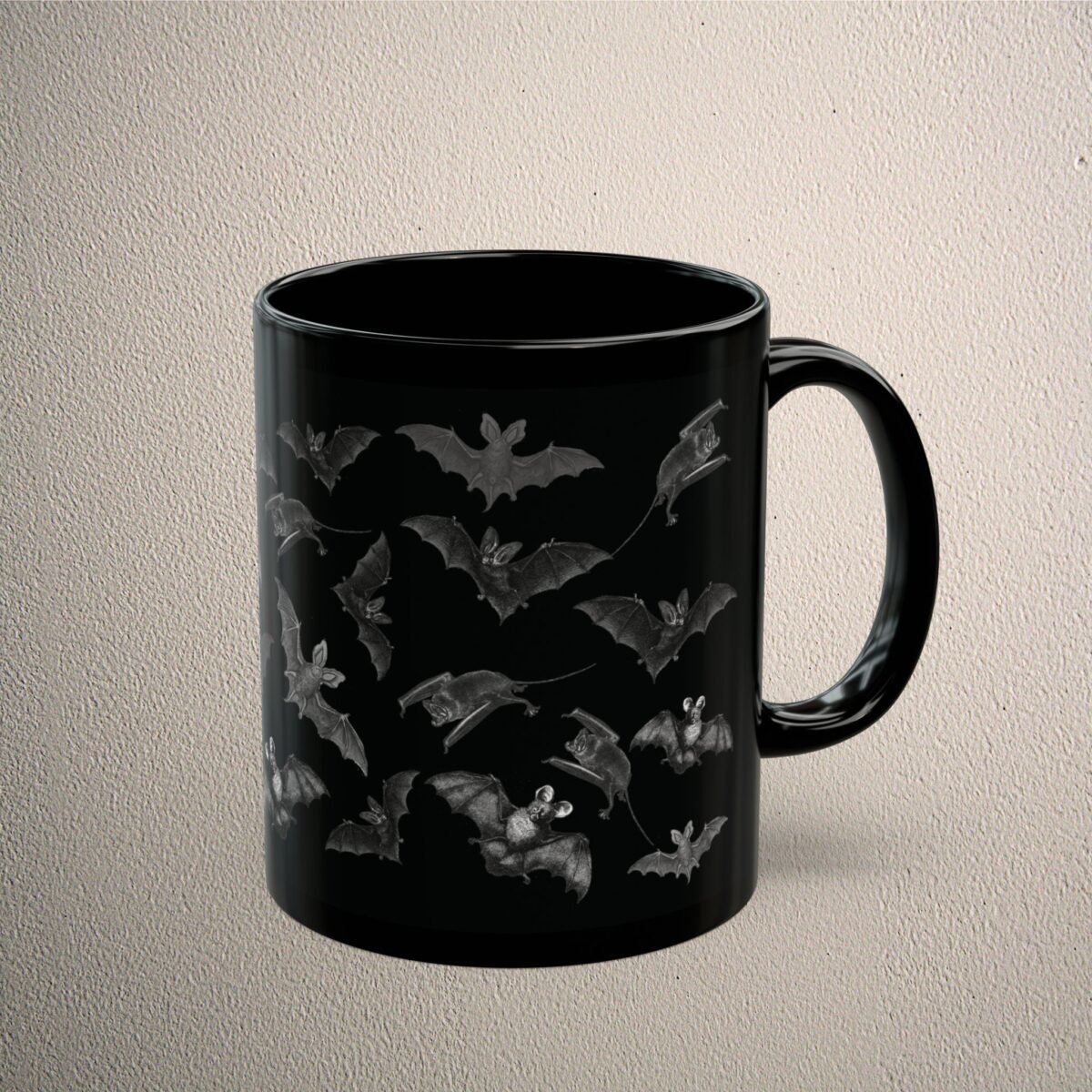 Winged Bats whispers of the night a dark fantasy mug - 5