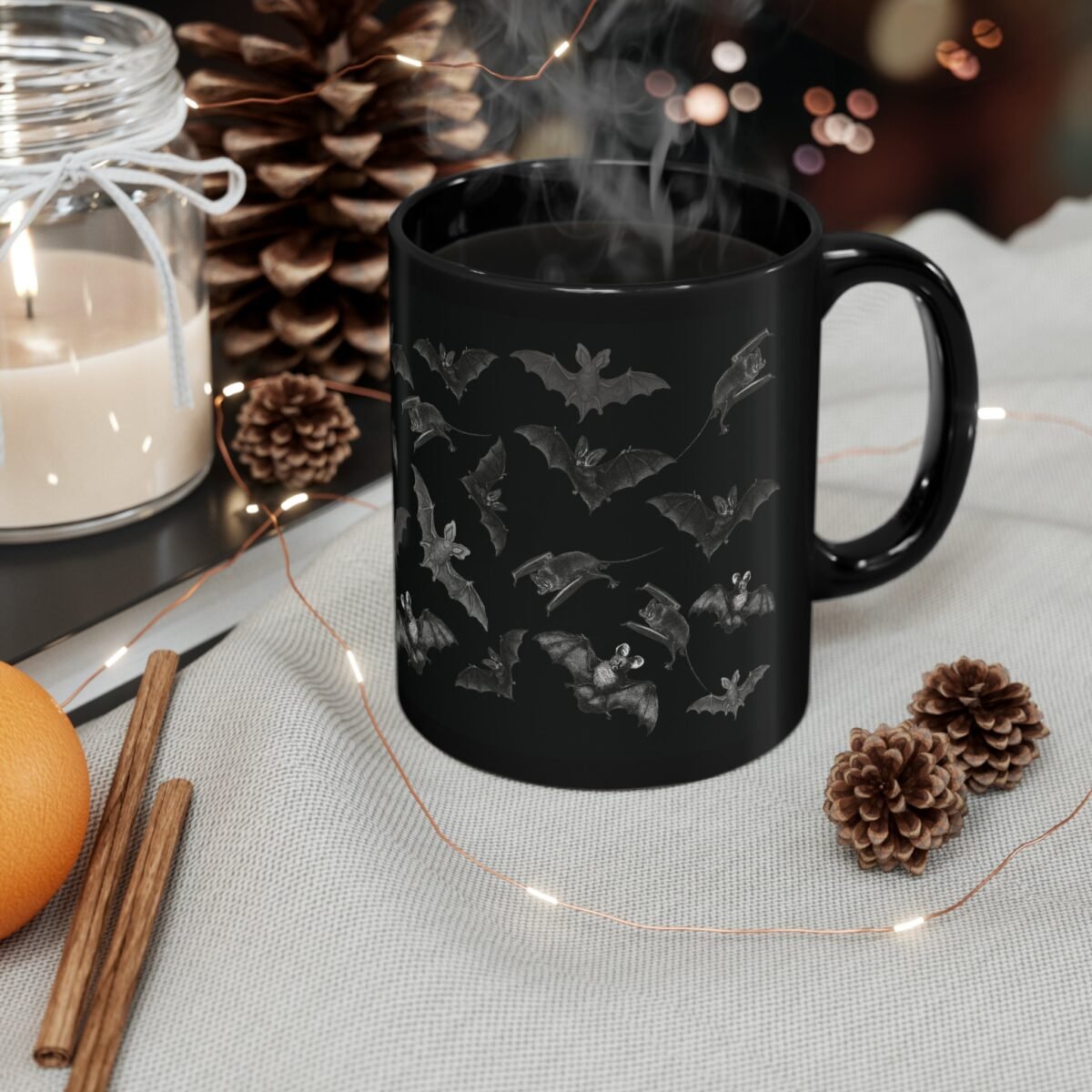 Winged Bats whispers of the night a dark fantasy mug - 6
