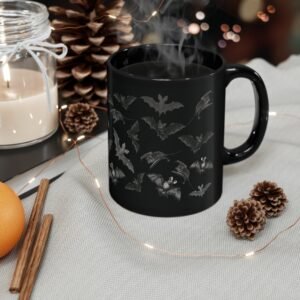 Winged Bats whispers of the night a dark fantasy mug - 6