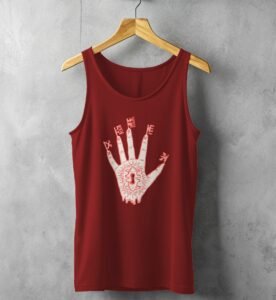 witch hand holds ancient mysteries unlock destiny sacred key t-shirt design, variation 3