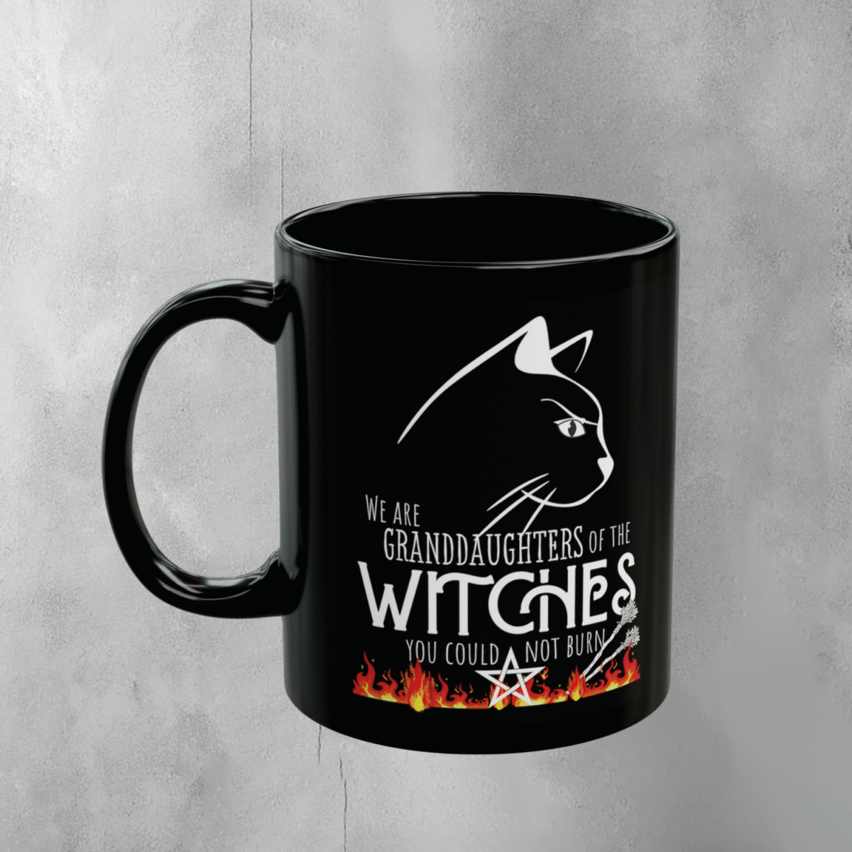 Witch heritage of strength resilience wisdom dark charm magical mug - 1