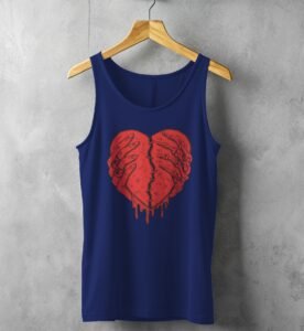 witch rebuilt heart skeleton human hands love remains t-shirt design, variation 2
