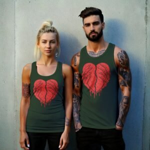 witch rebuilt heart skeleton human hands love remains t-shirt design, variation 6