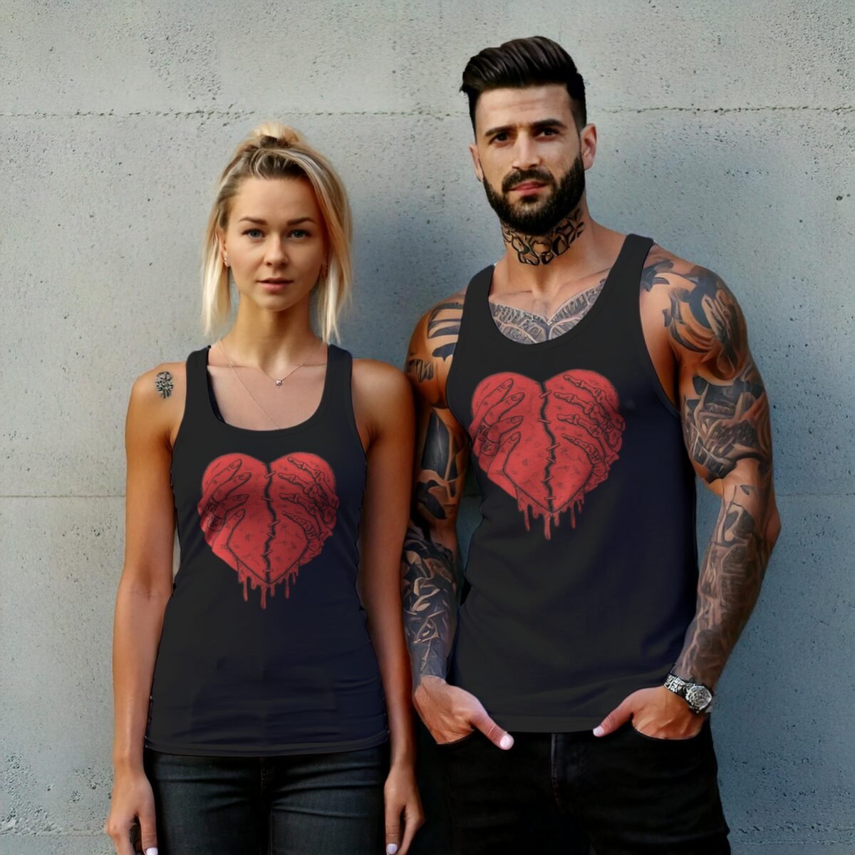 witch rebuilt heart skeleton human hands love remains t-shirt design, variation 7