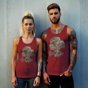 woman witch forest flower landscape mind peaceful aesthetic t-shirt design, variation 8